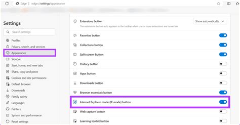 How To Add an Internet Explorer Mode Button to Edge