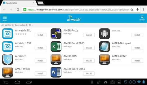 How To Addapps To App Catalog Airwatch