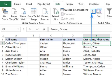 How To Alphabetize Last Names In Excel