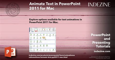 How To Animate Text In Powerpoint On Mac