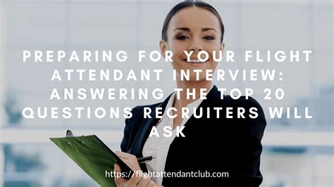 How To Answer Flight Attendant Interview Questions