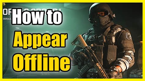 How To Appear Offline On Mw2