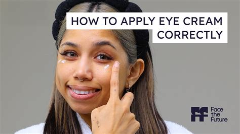 How To Apply Eye Cream Correctly