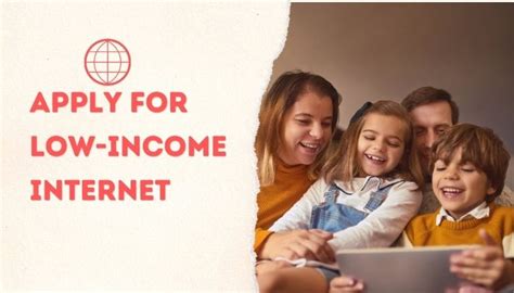 How To Apply For Low Income Internet