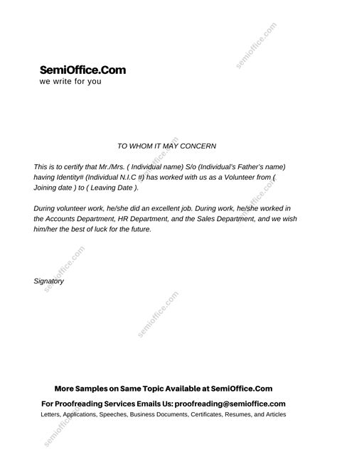 How To Ask For Volunteer Work Experience