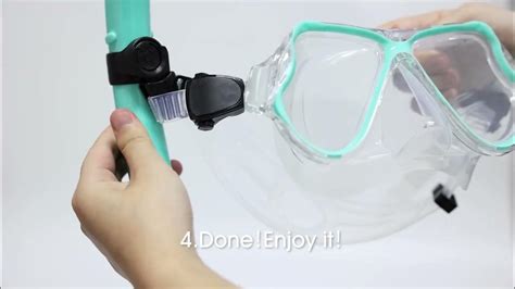 How To Attach Snorkel To Mask