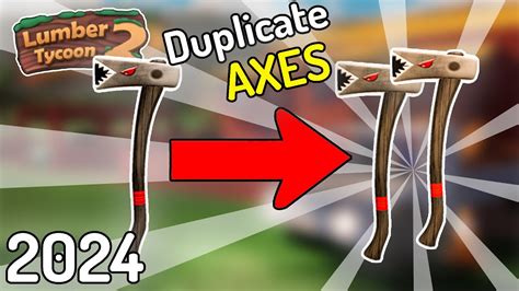 How To Axe Dupe In Lumber Tycoon 2! (GUI/Script) ROBLOX 