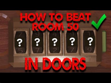 How To Beat Room 50 In Roblox Doors - YouTube