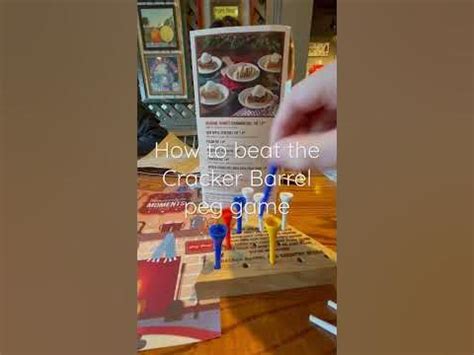 The Ultimate Guide to Mastering the Cracker Barrel Game: Tips and Tricks to Beat Your High Score!