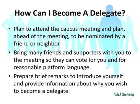 How To Become A Delegate