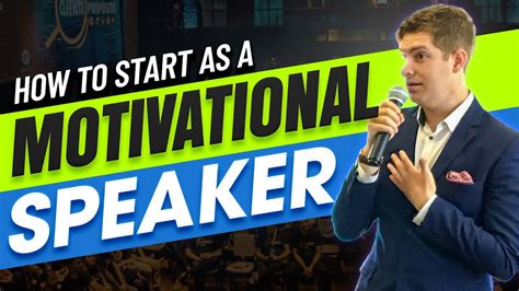 How To Become A Motivational Speaker