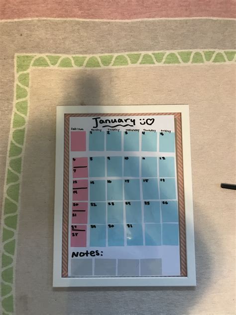 How To Bind A Homemade Calendar