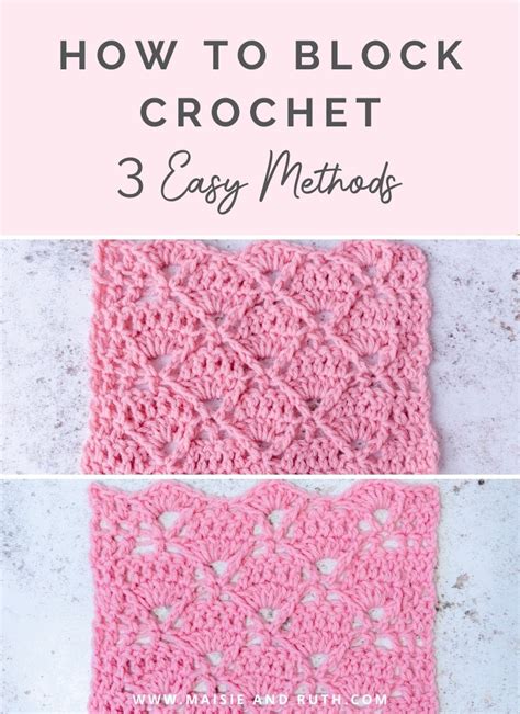 How To Block Crochet