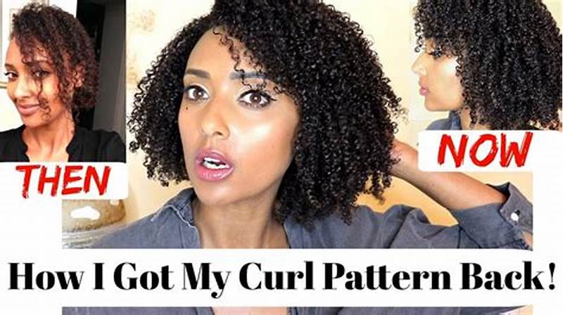 How To Bring Back Curl Pattern
