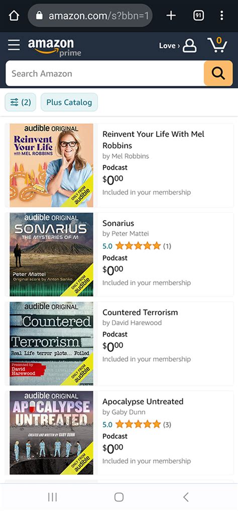 How To Browse Audible Plus Catalog