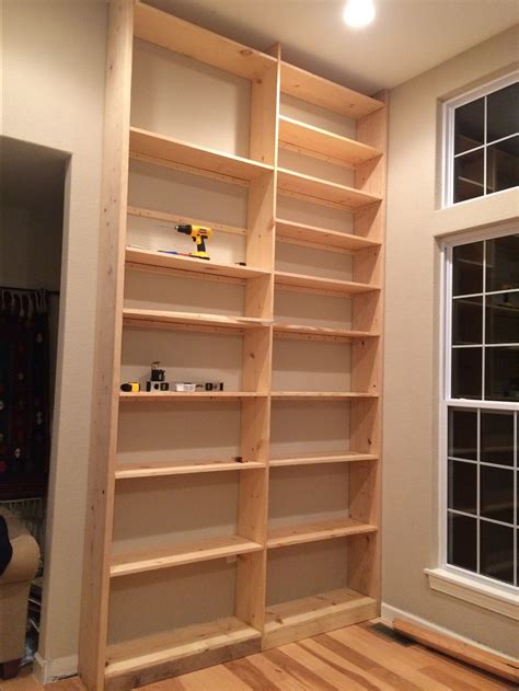 Diy Wall Bookcase PDF Woodworking