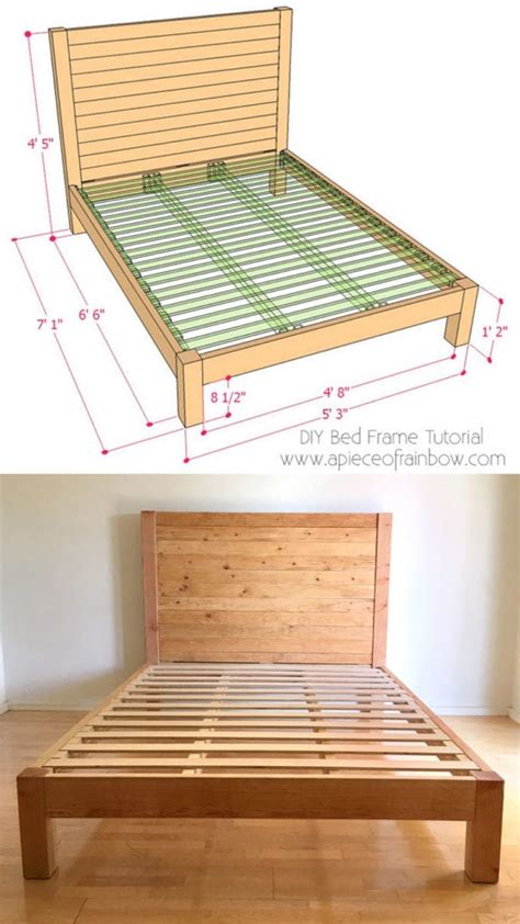 How to build a queen size bed frame HowToSpecialist How to Build