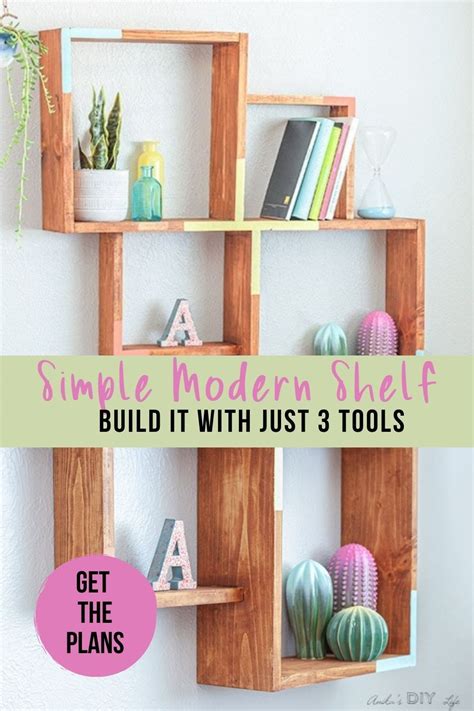 Build a simple wall to wall shelves TwoFeetFirst