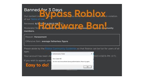 How To Bypass HWID/Hardware Ban in Roblox