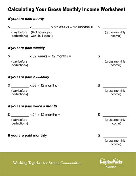 Unlock Your Earnings Potential: Master the Art of Calculating Monthly Gross Income