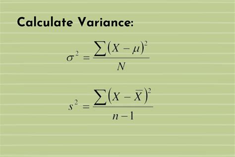 How To Calculate Variance