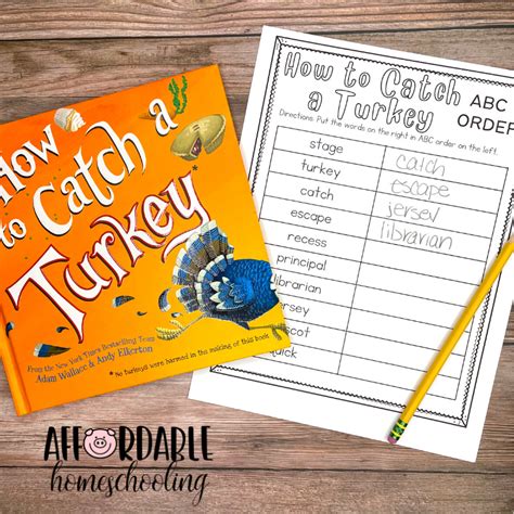 How To Catch A Turkey Worksheet