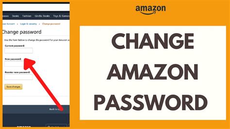How To Change Amazon Password