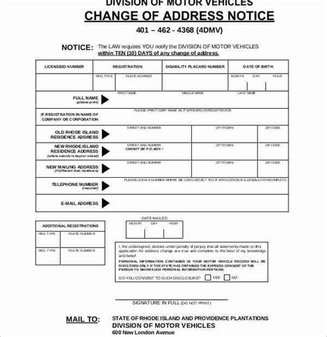 How To Change Car Registration Address