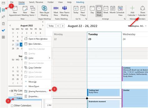 How To Change Outlook Calendar Permissions