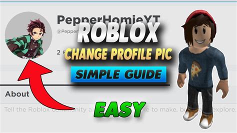 How To Change ROBLOX Profile Picture - Simple Guide - YouTube