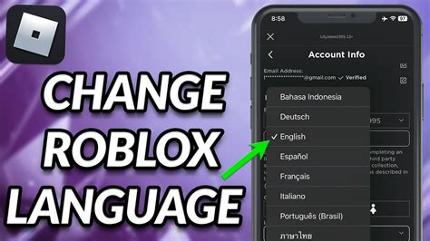 How To Change Roblox Language on Mobile - YouTube
