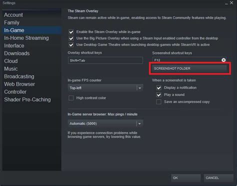 How To Change Steam Screenshot Folder Location
