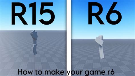 How To Change To R6 In Roblox Studio