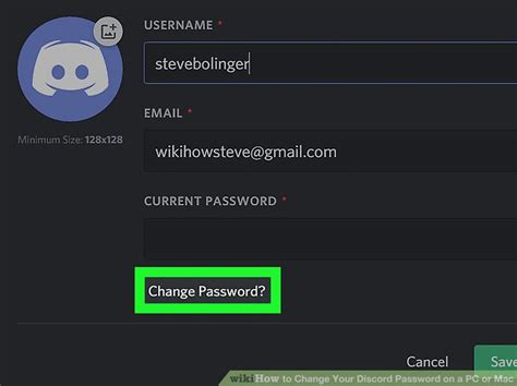 How To Change Your Password on Discord