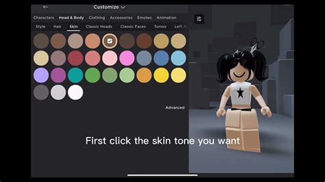 How To Change Your Skin Colour In Roblox