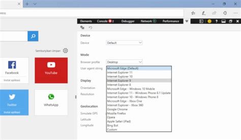 How To Change Your User Agent In Microsoft Edge