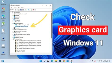 How To Check Graphics Card In Windows 11