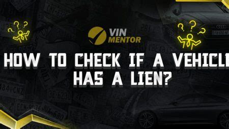 How To Check If A Vehicle Has A Lien without title