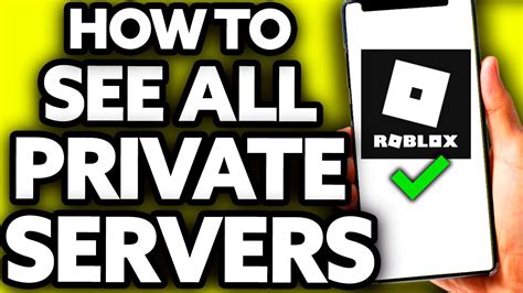 How To Check Private Servers Roblox