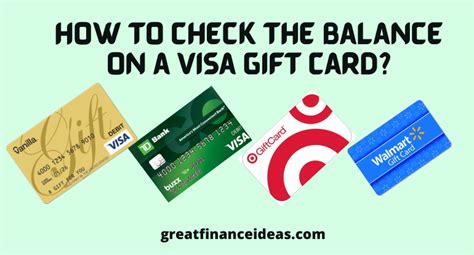 How To Check The Visa Gift Card Balance – Hitecoproject – Make A Difference