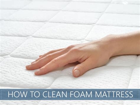 How To Clean A Bed Foam