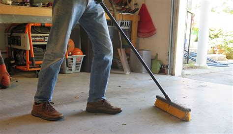 How To Clean A Cement Garage Floor