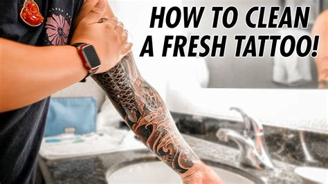 How To Clean A Fresh Tattoo