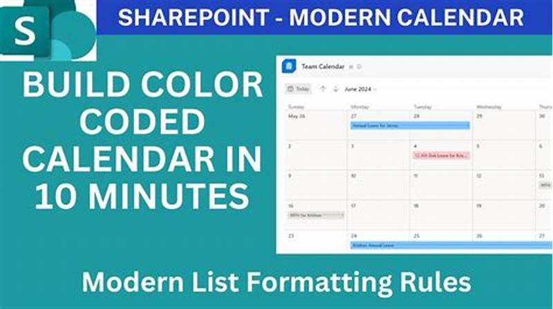 How To Color Code Sharepoint Calendar