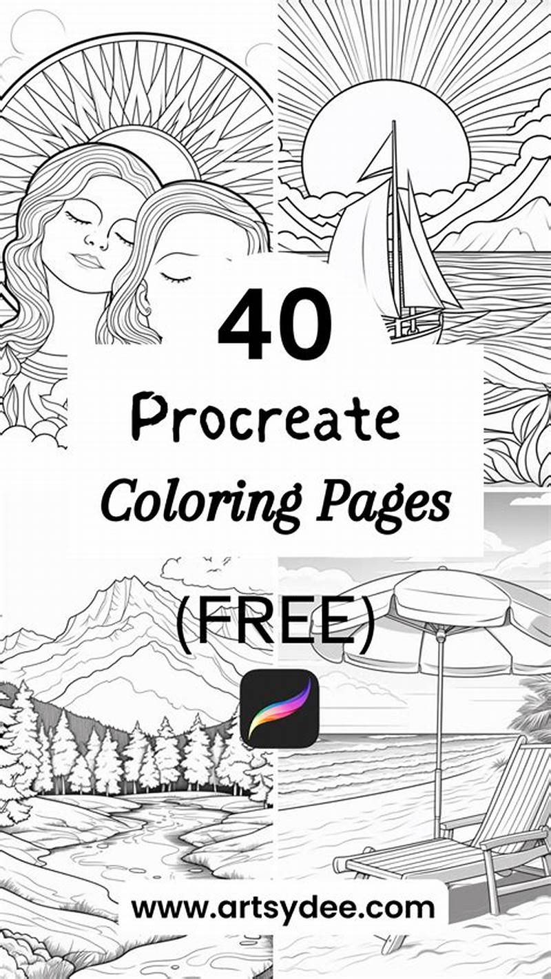How To Color Coloring Pages On Procreate