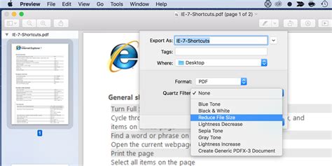 How To Compress A PDF On Mac Using Preview