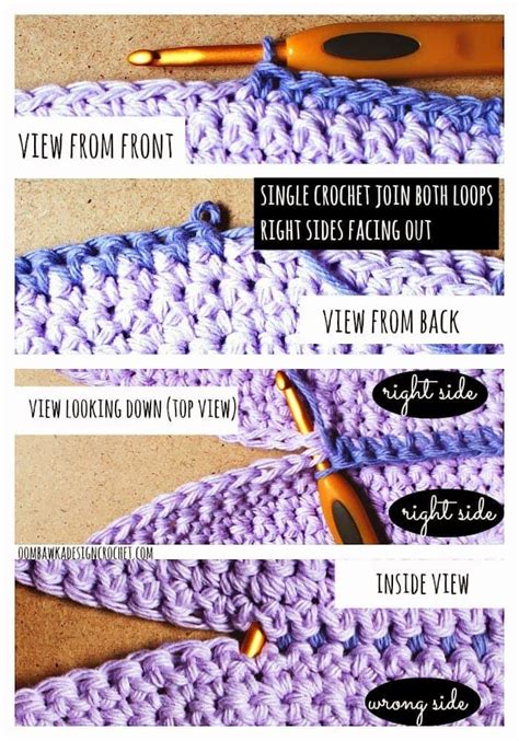 How To Connect Two Crochet Pieces