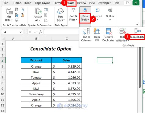 How To Consolidate Duplicates In Excel