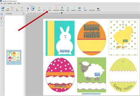 How To Convert And Edit Free Printable Easter Pdf Templates