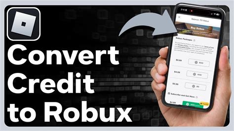 How To Convert Roblox Credit To Robux - YouTube